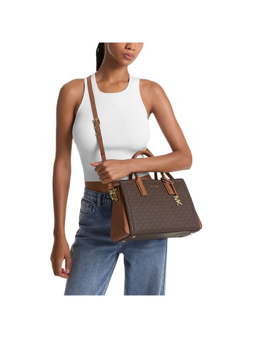 Laila borsa a mano media con logo MICHAEL KORS | 30R5G9IS6B252